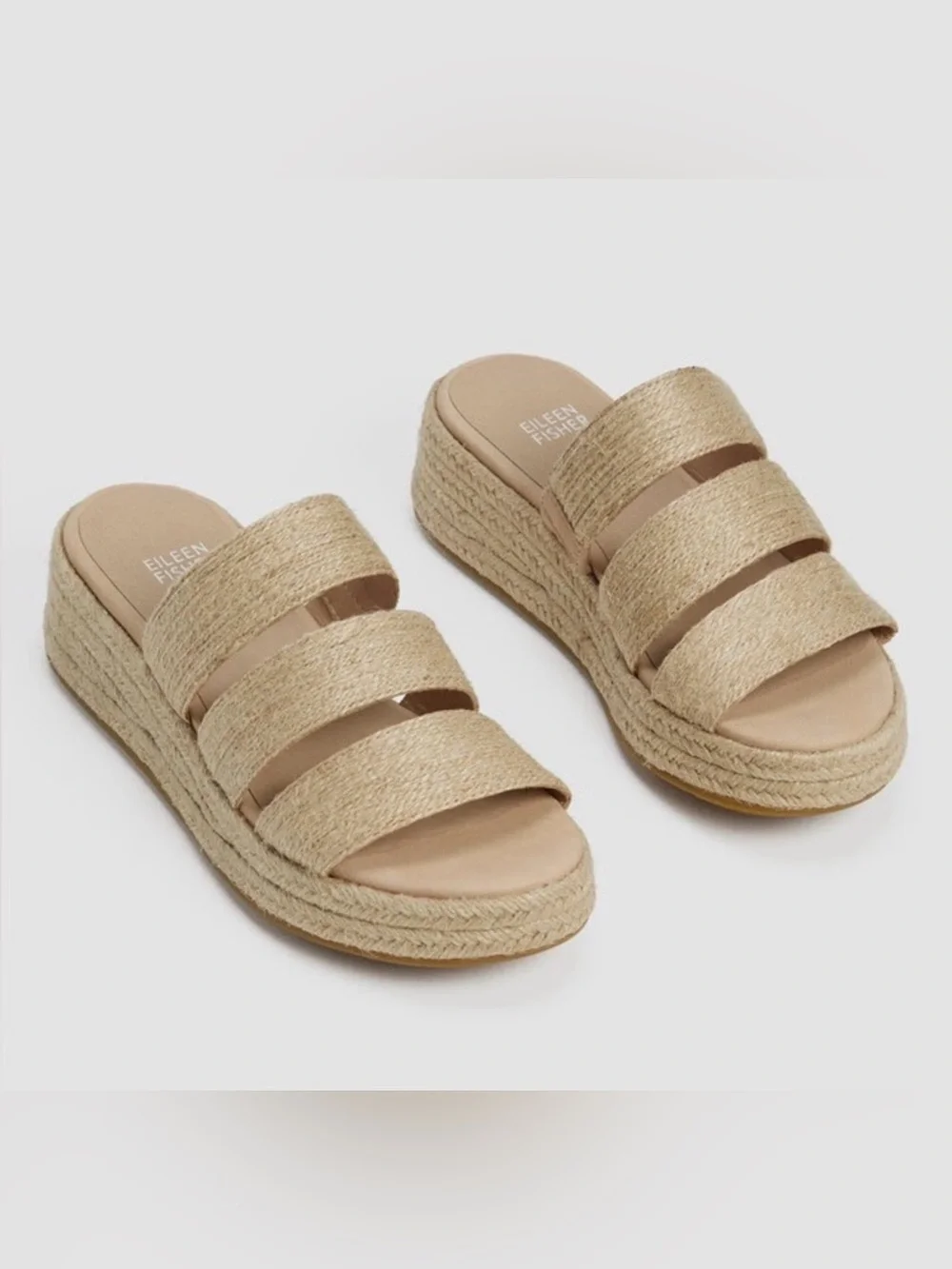 Eileen Fisher Mayla Jute Espadrille Sandal size 9